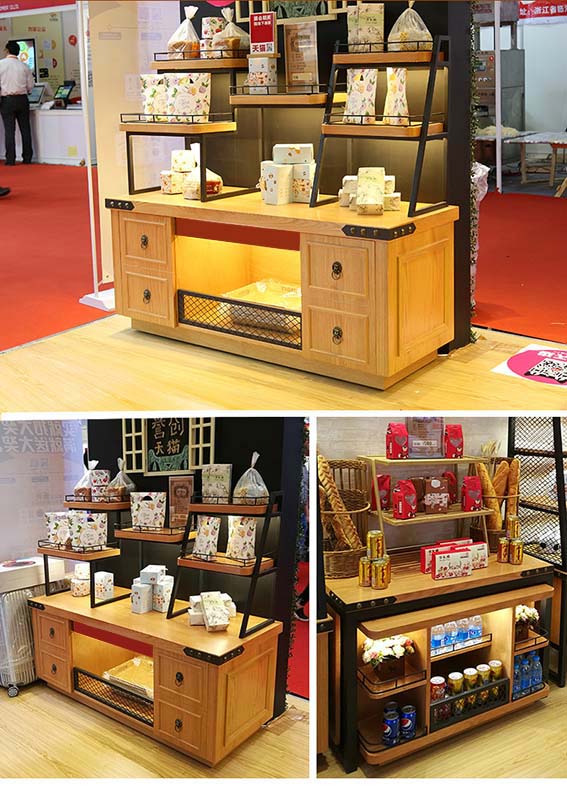 哈尔滨蛋糕店多层餐边展示柜定制