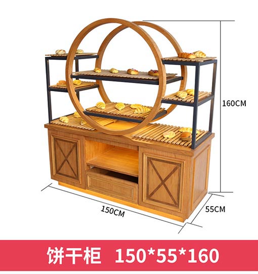 哈尔滨异形饼干展示柜 中岛柜定做