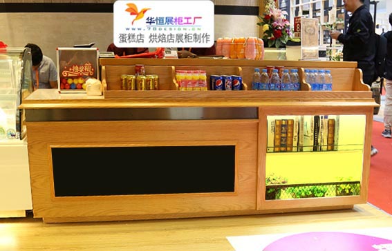 哈尔滨蛋糕店木质收银服务台定做厂家
