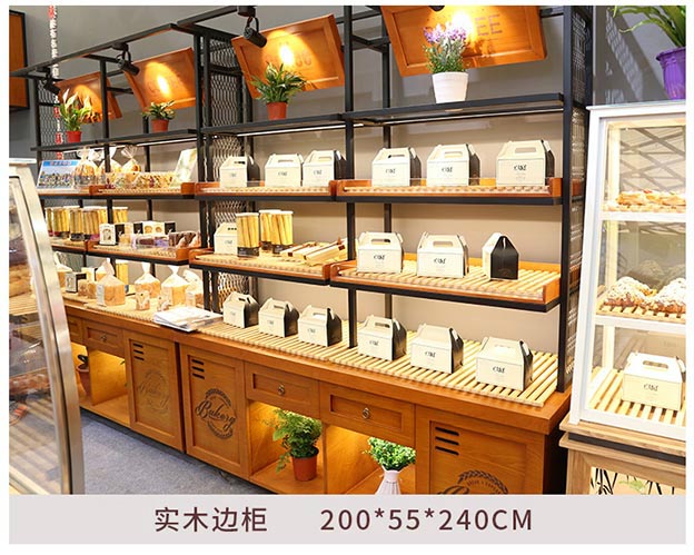 哈尔滨边柜 木质喷漆 铁木结合定做