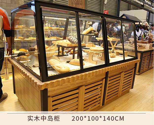 哈尔滨蛋糕柜烘焙店展示柜中岛柜
