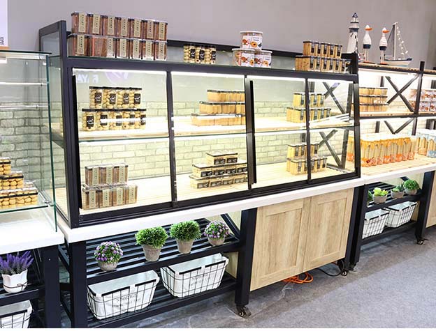 哈尔滨烘焙店中岛柜定制
